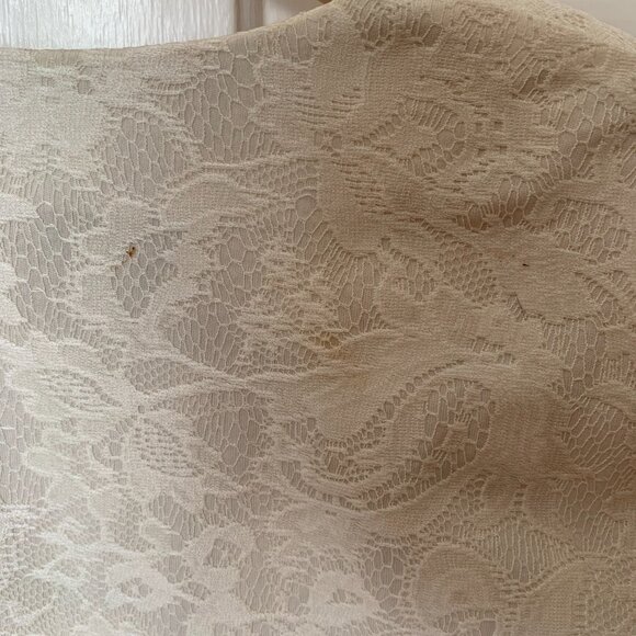 White Lacy Zara Peacoat - Picture 5 of 6